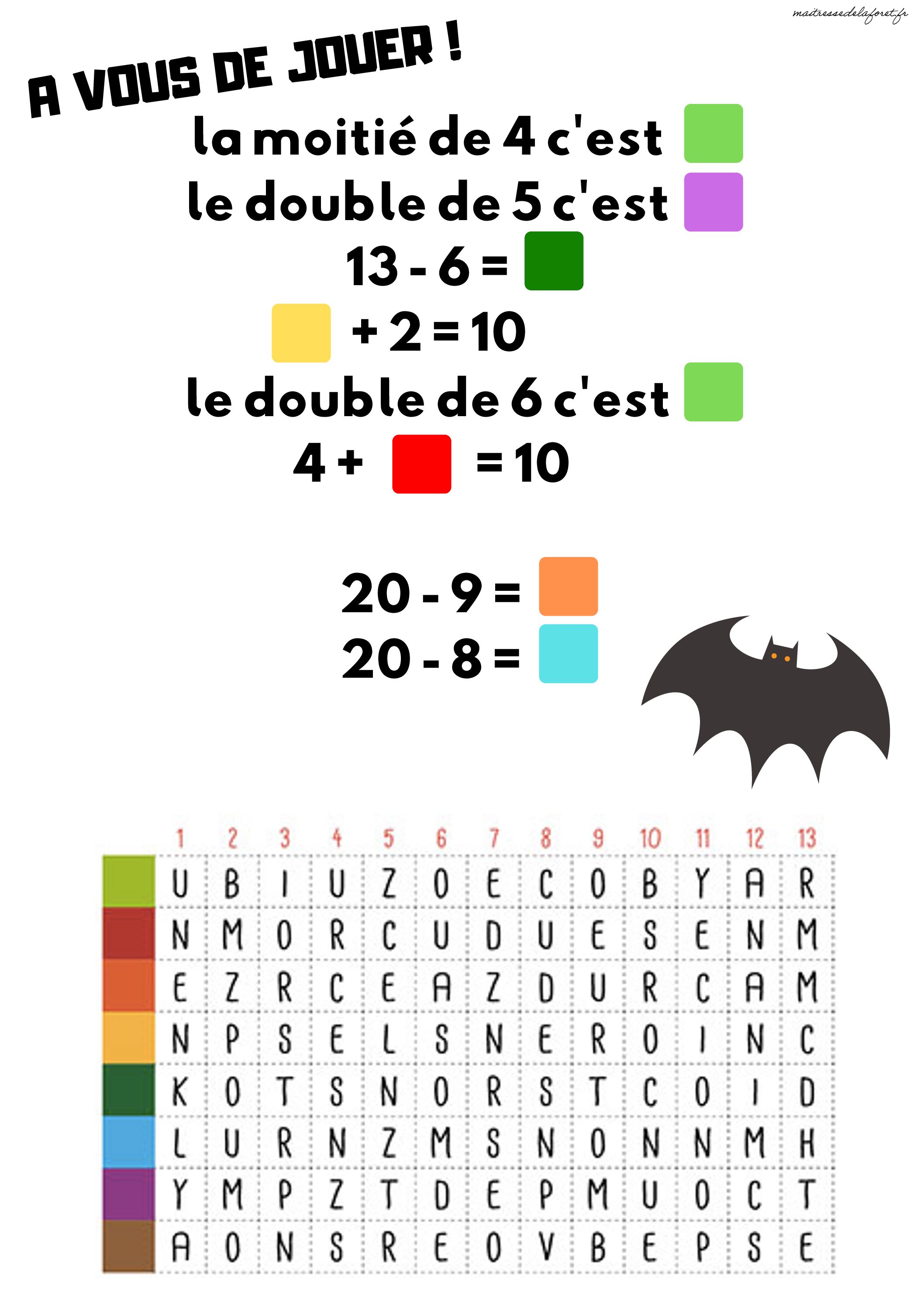 enigme crypto couleur mdlf | Maitresse de la forêt