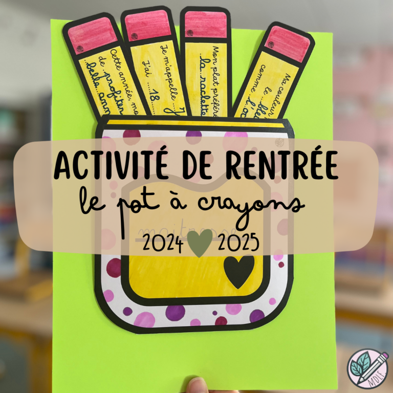 Activité de rentrée 2024/25