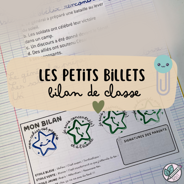 Mes petits billets Bilan