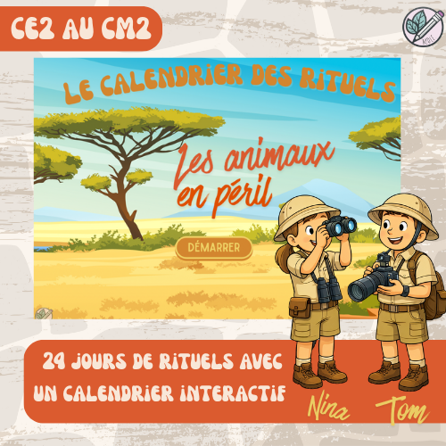 Le calendrier des rituels – les animaux en péril