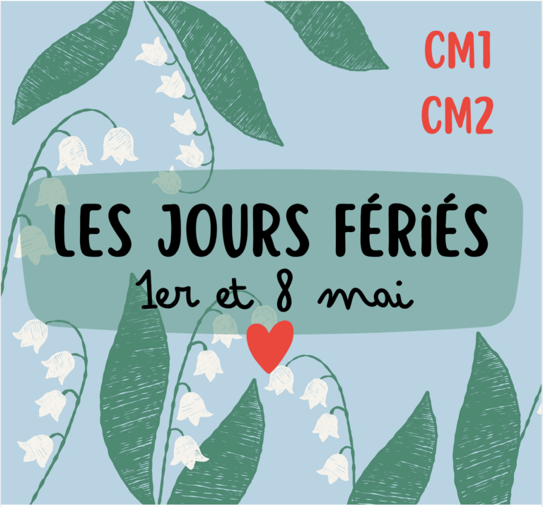 le 1er et le 8 mai : les jours fériés