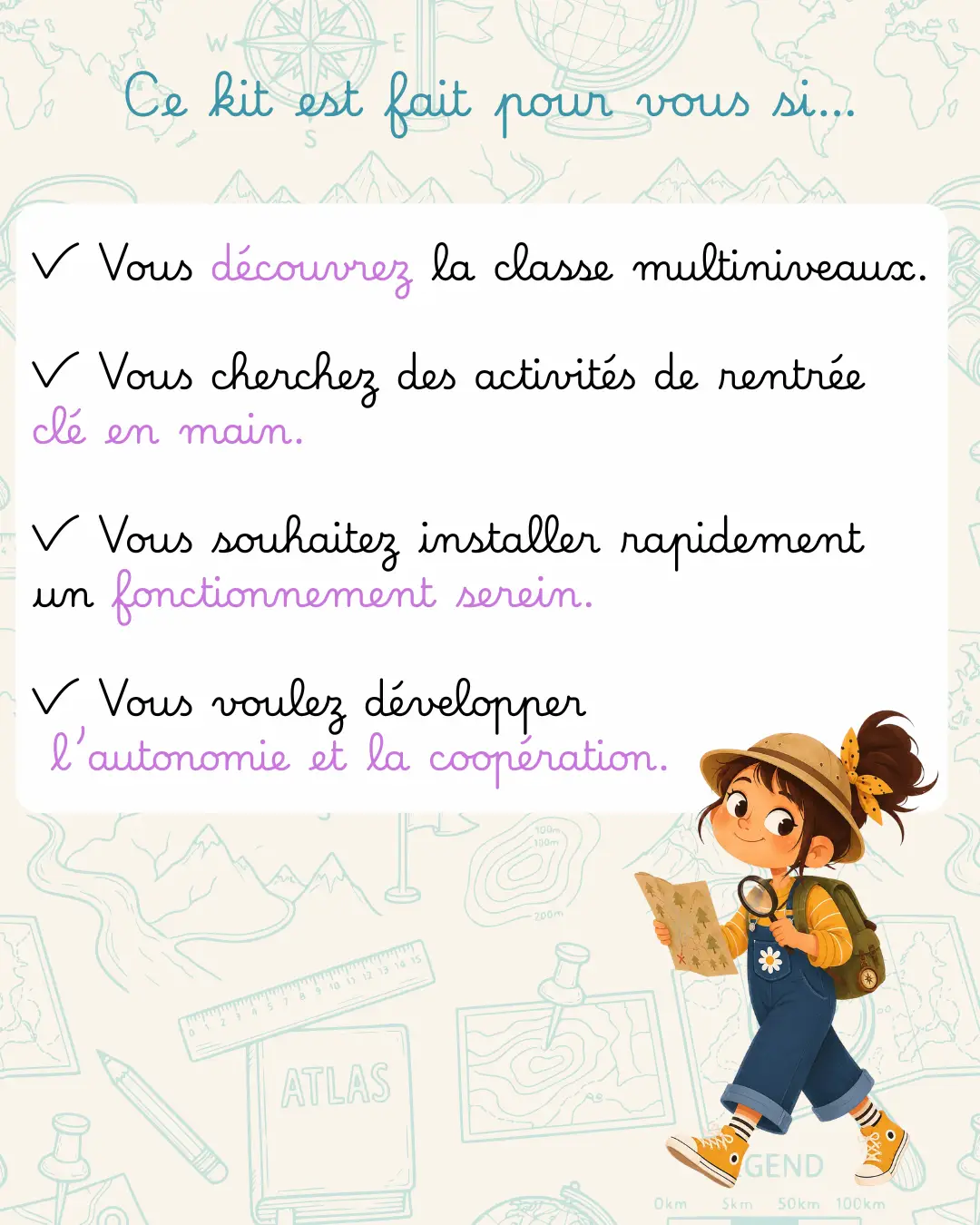 Kit de rentrée (CE2 au CM2) "Les missions de Lilou" – Image 5